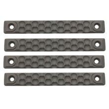 4Pcs Nylon Handguard Cover Rails Nonslip Hand-B 12cm Green