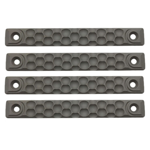4-teiliges Low-Profile-Nylon-Schienenschutz,-B 12cm Grün