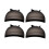 HD Wig Cap Stocking Cap Transparent Wig Cap Thin Nylon Cap Multifunctional Convenient  Covers,Black 4 Pcs 1