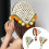 Soft Cotton Crochet Triangular Head Wrap Floral-Yelloworange 3