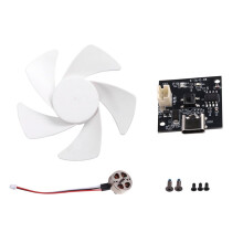 5V Brushless ESC Brushless Motor Speed Controller Handheld Fan Drive Board with 6 Gears Speed Adjustable