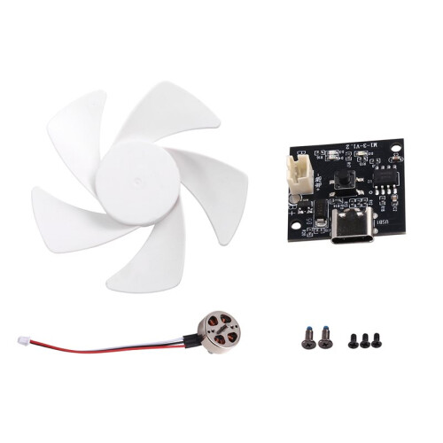 5V Brushless ESC  Brushless Motor Speed Controller Handheld Fan Drive Board with 6 Gears Speed Adjustable 1