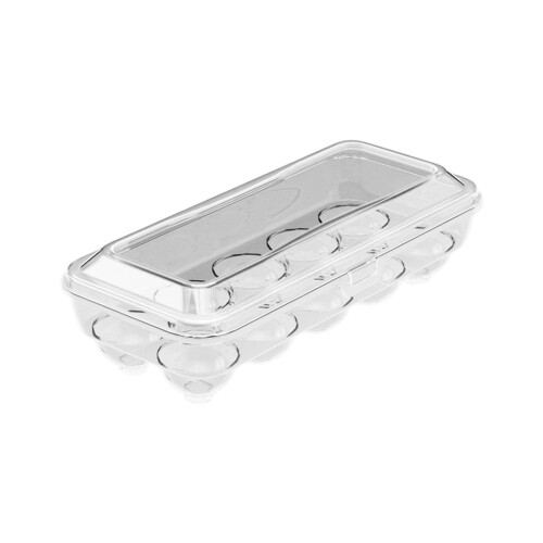 Eggs Organizer Tray Transparent Easy To Clean 10/15-White 10