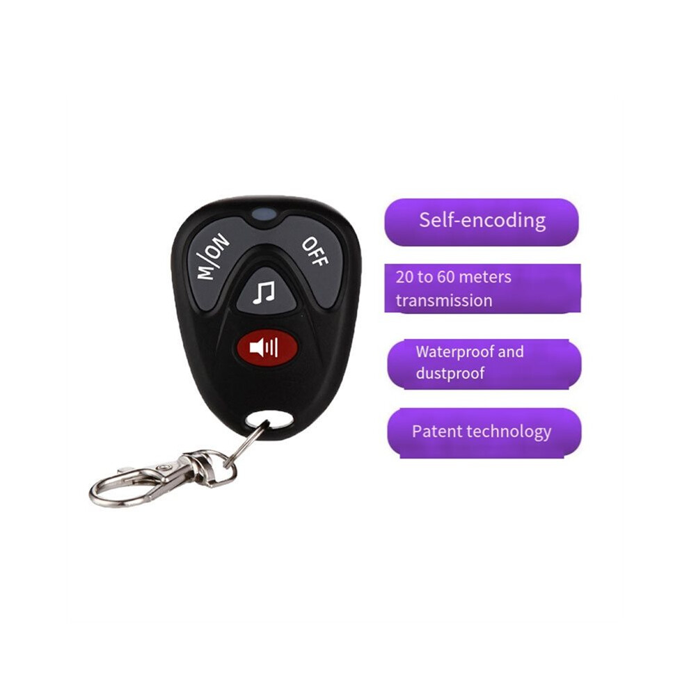 Anti Misoperation Remote Control,Voice Welcome Remote Control,Arbitrary Pairing,Handheld Anti-Theft Alarm Remote Control 4711004377062