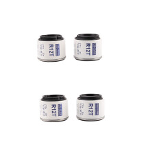 4 Stück Kraftstoff-Wasserabscheiderfilter für R12, R12S, R12T, Racor 140R, 120At, S3240 NPT ZG1 / 4-