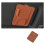 Space Saving Car Visors Card Keeper with Double Layer-Brown 1