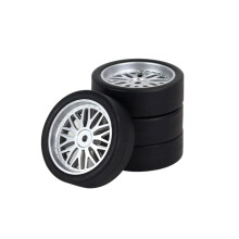 4 Stück 32 mm RC-Driftreifen, harte Reifen für LDRC AE86 1/18 Auto-Upgrade