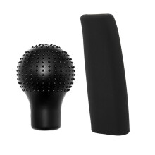 Manual Transmission Gear Knob & Handbrake Protector-Black