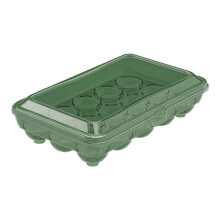 Multipurpose Kitchen Eggs Container with 10/15 Grids-Green 15