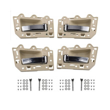 4-teiliges Türgriffset innen, beige + verchromt, für Grand Cherokee 2005–2010 (Teilenummer: 1JV471J3