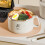 Bol de camping Partical en acier 304 avec-Blanc 1650ML 7