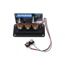 2.1-Kanal-Digital-Leistungsverstärkerplatine + AUX-Audiokabel, 2 x 25 W + 50 W BT 5.0 Subwoofer-Vers