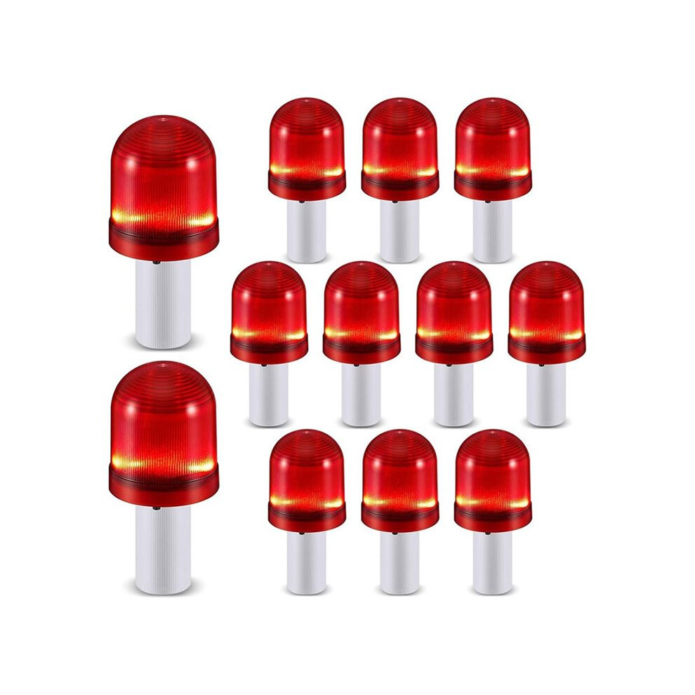 12 Pcs Led Traffic Cone Lights Traffic Cone Flasher With 3 Flashing Modes Traffic Light Warning Led Light 4711597952363