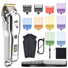 Hair Clipper Hatteker RFC-696 Profesionální zastřihovač vousů Precision Trimmer Muži Vodotěsný IPX7