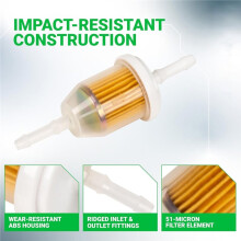 5Pcs Fuel Filter for 25 050 22-S for AM116304 for LX172 LX173 LX176 Series Tractors