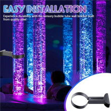 2pcs Adjustable Wall Bracket for 11cm Diameter Fish Bubble Lamps Secure and Stylish Aquarium Light Holder
