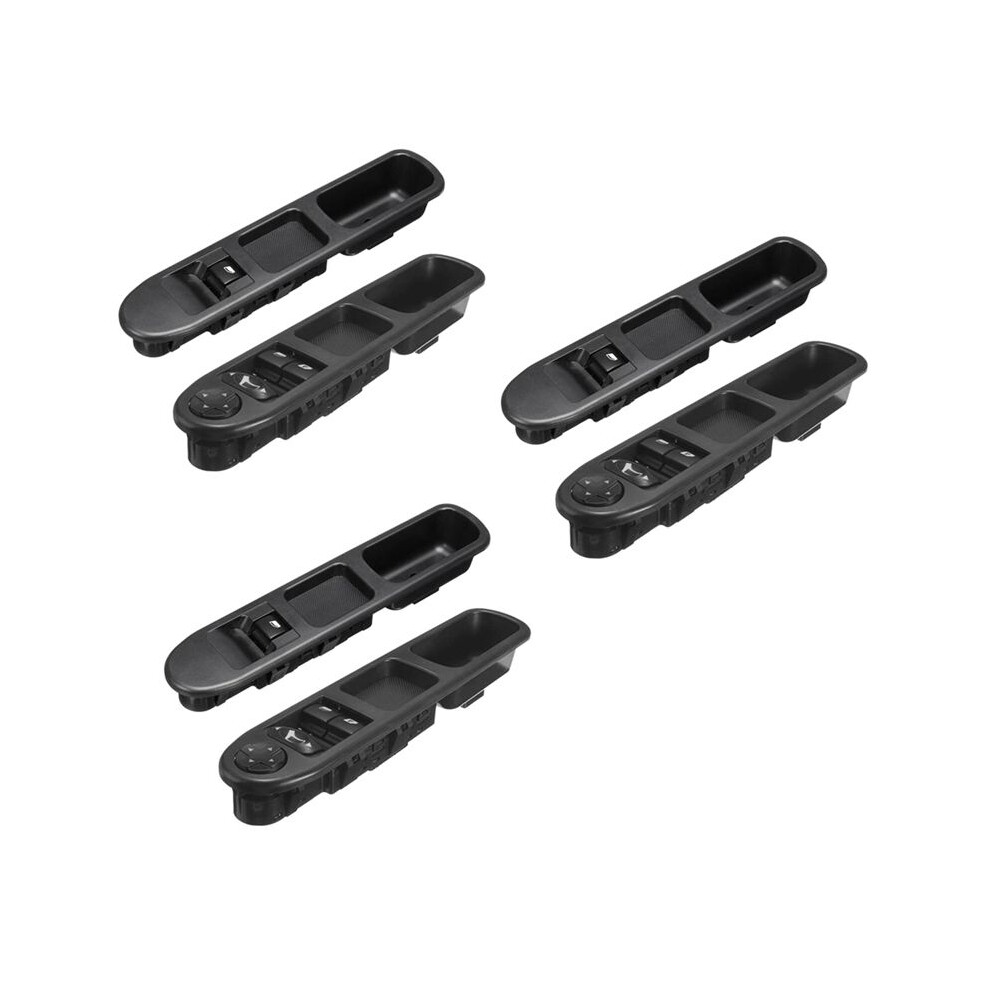 6Pcs Driver Side + Passenger Side Electric Power Window Control For 207 2007-2015 6554Qc 6490Hq 6554Hj 4711012602934