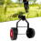 Lawn Mower Wheel String Trimmer Grass Eater Cutter Adjustable Support Wheels Set Adjustable Grass Gasoline- Trimmer 2pc 3