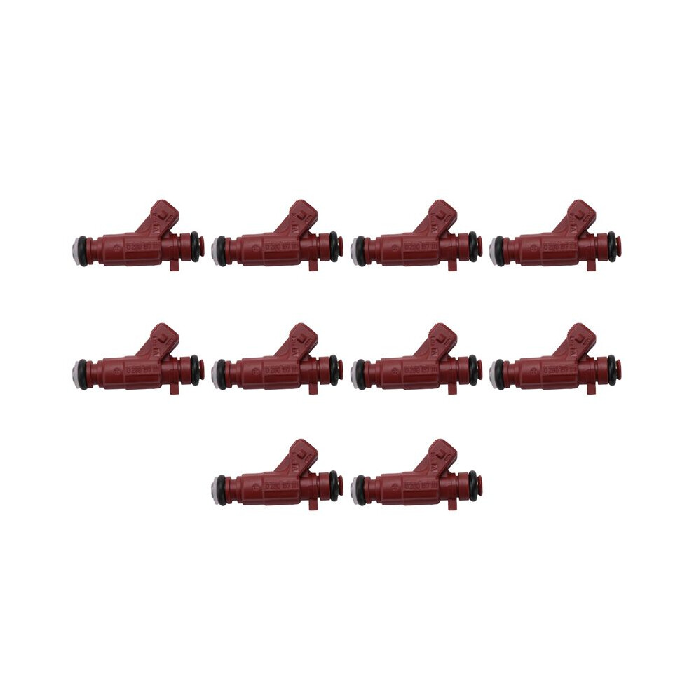 10X Fuel Injector Nozzle 0280157111 For / 1.0L 8V 032908031S 2007-2014 Auto Parts Injector Nozzle Red 6032413057184