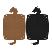 Portable Gemstones Organizers Box Soft PU Fabric Folding-dragon