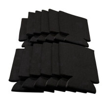 80PCS Neoprene Beer Can Cooler Drink Cup Bottle Sleeve Insulator Wrap Cover New Black
