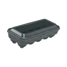 Clear Eggs Holder Box with 10/15 Compartments Perfect-Gray 10