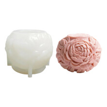 Handcrafted Rose Design Silicone Candle Mould For Unique-15