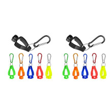 Clip per Guanti da 12 Pezzi per Portaguanti da Lavoro Clip da Cintura per Guanti con Moschettoni in Metallo per Lavoro Di Guardia per Operai Edili