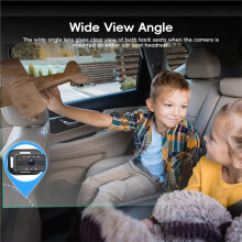 6,86 Inch IPS-Scherm Automonitor met CarPlay, voor Android Auto, Navigatie, Cast, Babyfoon, Infrarood Nachtzichtcamera