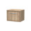 Balterley Longnor 1 Drawer Wall Hung Vanity Unit with Worktop, Light Oak, 600mm 1