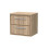 Balterley Longnor 2 Drawer Wall Hung Vanity Unit with Worktop, Light Oak, 600mm 1