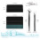 NEWISHTOOL Car Window Tint Installation Kit - Vinyl Wrap Tools with Fleece Squeegee, Micro Squeegee,  Blade Knife 8