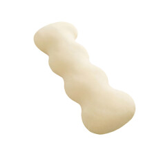 Summer Cooling Ice Silk Pillow with-Creamy yellow 100X48CM
