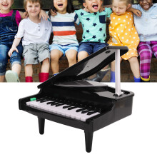 Kids Electronic Piano Toy Black Gift