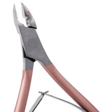 4X Nail Pinza per Cuticole Pinze Pinza Tagliaunghie Tagliacapelli Morta Rimozione Manicure Art Grooming Tool Pinze per Unghie Bellezza Rosa