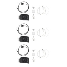 3X EQ-4T Preamp EQ Pickup Un 4 Bande con Accordatore per Chitarra Acustica con Sintonizzatore LCD E Preamplificatore per Chitarra Elettrica con