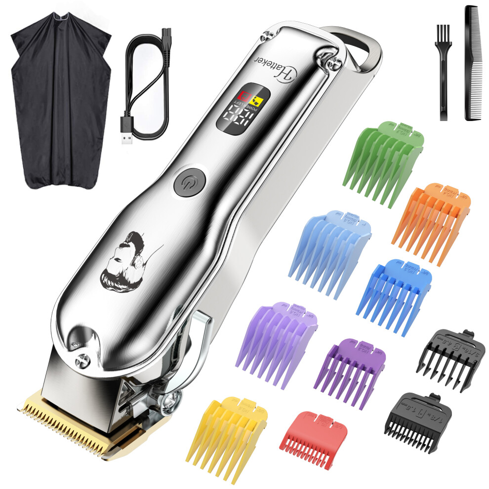 Hatteker Hair Clipper For Men Shaver Beard Trimmer For Men Barbers Grooming Kit