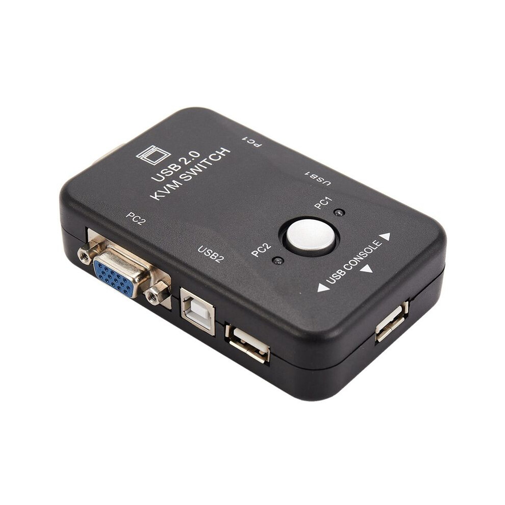 5X Usb Kvm Switcher 2 Port Vga Svga Box Usb 2.0 Mouse Keyboard 1920X1440 Box 4711359346140