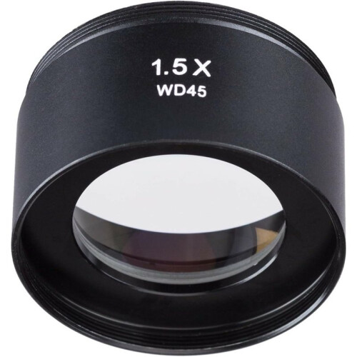 1 Pc SZM Stereo Microscope Auxiliary Objective Lens Microscope Lens 1.5x Objective Lens,for WD45/1.5X