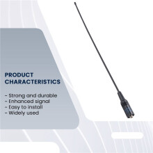 3X RH-771 NA-771 Zwei Band Vhf / Uhf Bnc Walkie-Talkie Drahtlos Antenne für Einen Handheld Uv-5R