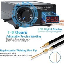 8000W Battery Spot ,DIY Welding Machine Kit,High-Power Spot with Nickel Strip for 18650 Battery Pack US