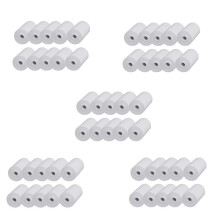 50 Rotoli di Carta Termica Carte per Ricevute POS Registratore di Cassa Carta Termica 57X30mm per Registratore di Cassa per Stampante