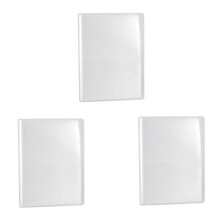 3X Copertina Semplice Trasparente Satinata En PP Inserto Trasparente Tipo 5R 7 Pollici PP Album Fotografico