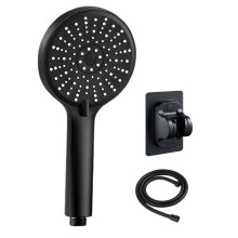 High-Pressure Shower with Hose and No-Drill Base, for Toilets, Bathrooms, and Home Use.