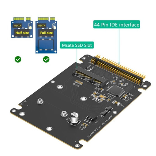 MSATA - SSD to IDE ATA 44Pin Adapter Card for PC Laptop 2