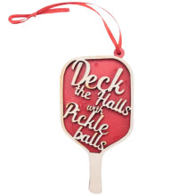 Decora le Sale con L'Ornamento di Pickleball per Natale, Regalo Perfetto per Gli Amanti del Pickleball, Regalo Speciale e Unico