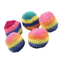 Footbags Creative Crochet Yarn Balls Set For Tossing- 5pcs