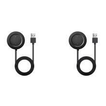2X USB Laden Kabel Kabel Basis Dock Ladegerät Adapter Ständer für Mi Watch Color Armbanduhr