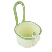 Multiuse Sink Mounted Strainer With Mesh Design for-Green