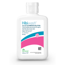 Hibiwash 4% Cutaneous Solution | Chlorhexidine Gluconate 40 mg/ml | 125 ml
